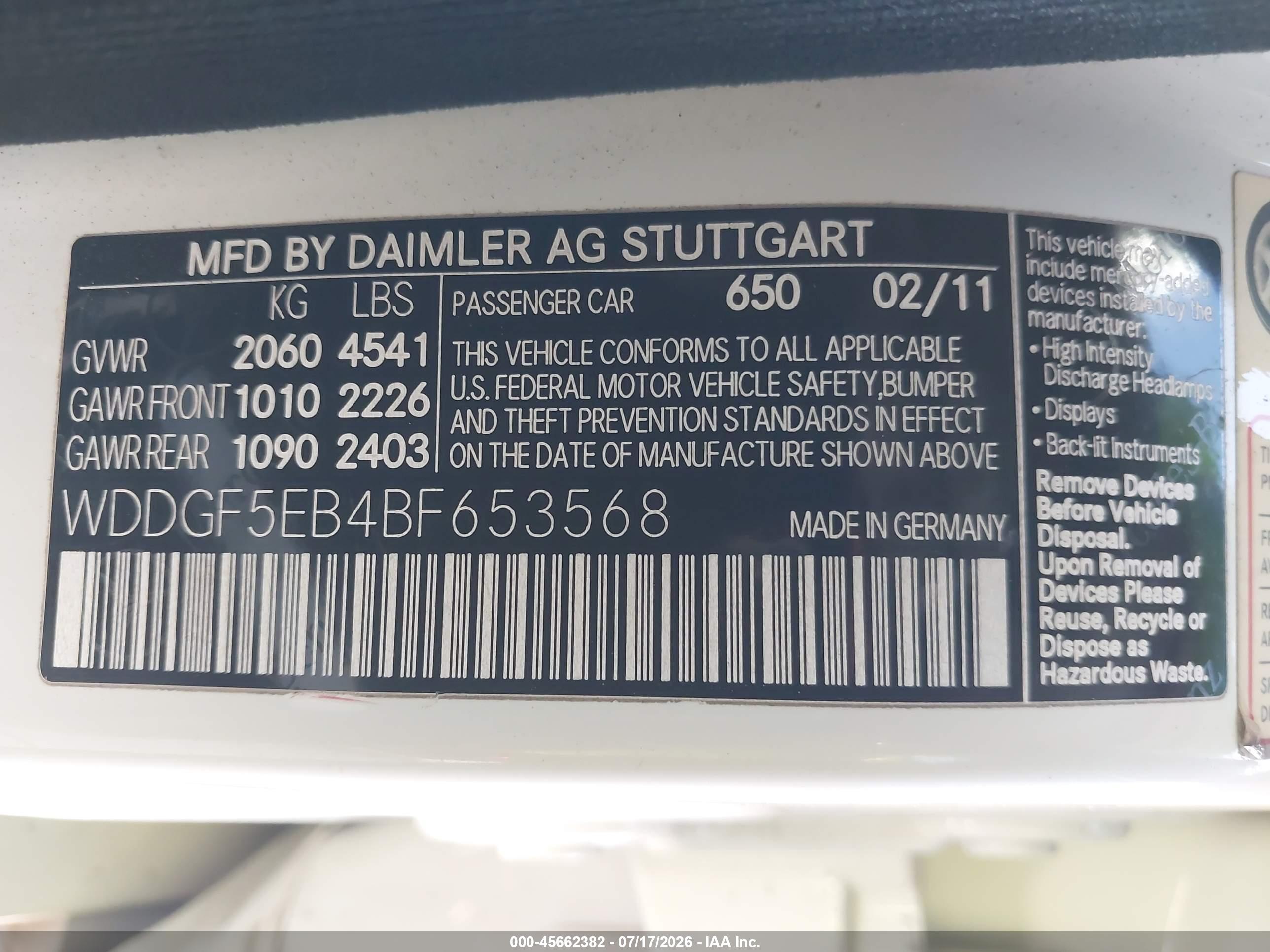 2011 MERCEDES-BENZ C 300 C300