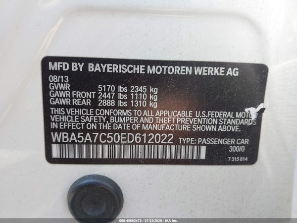 2014 BMW 528I XDRIVE