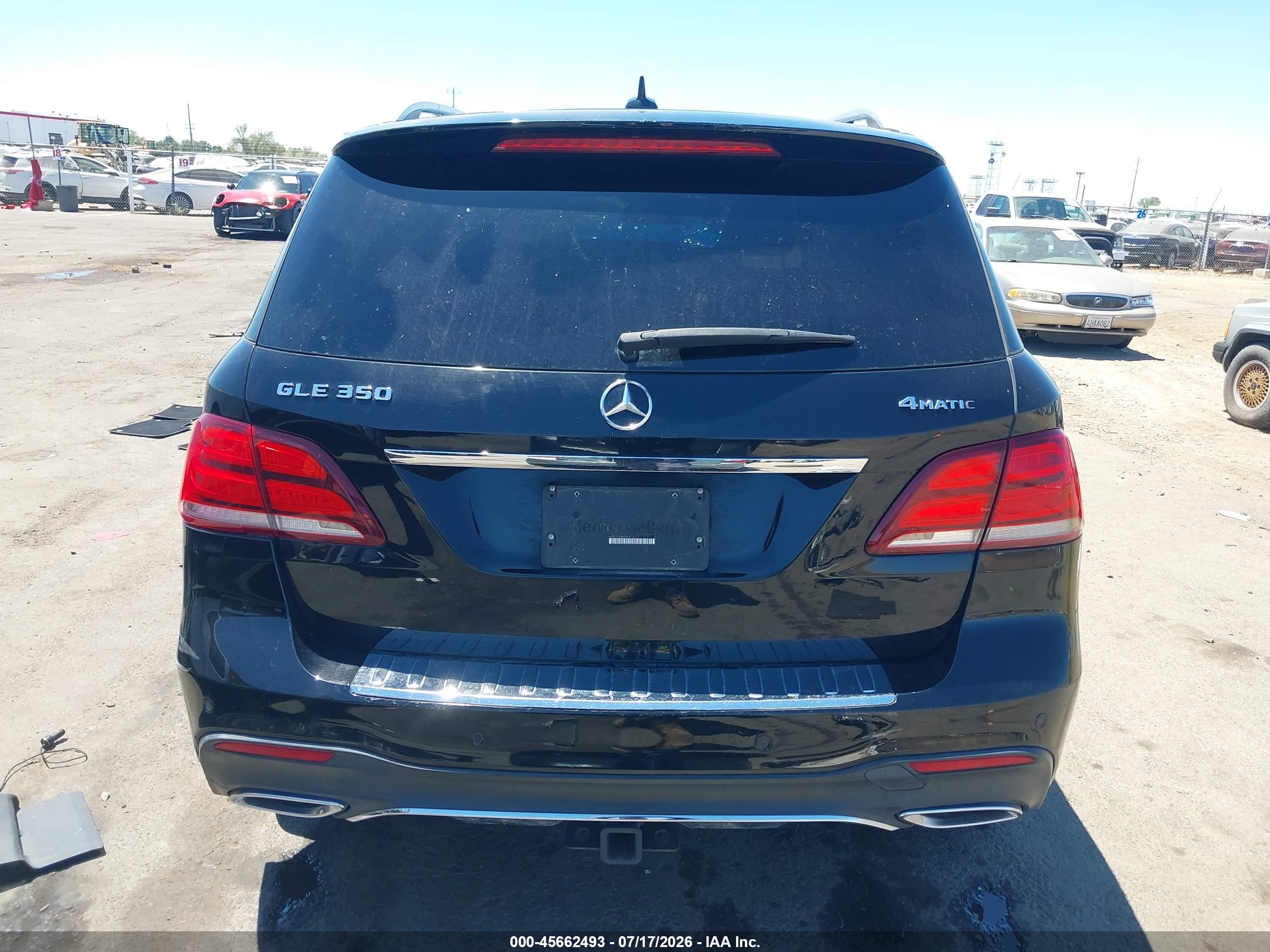 2017 MERCEDES-BENZ GLE 350 4MATIC