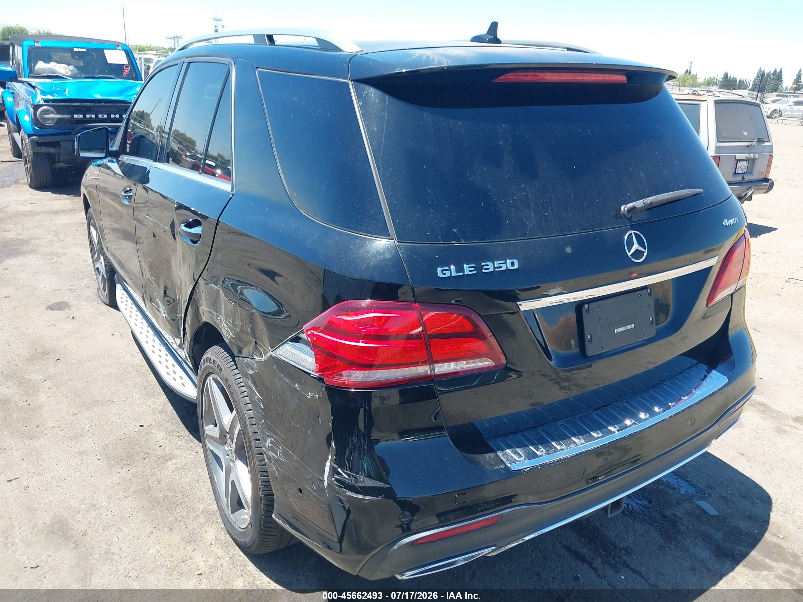 2017 MERCEDES-BENZ GLE 350 4MATIC