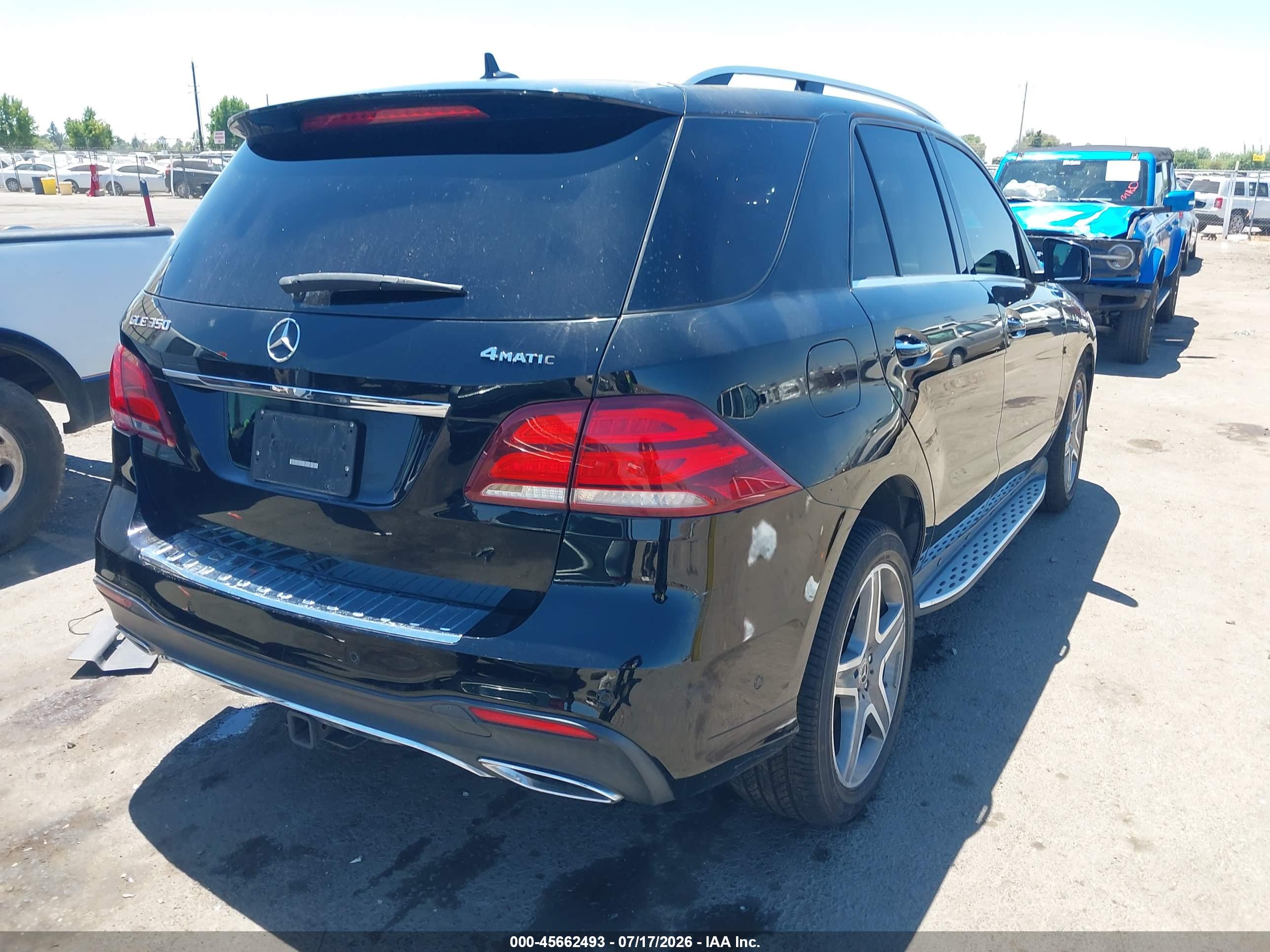 2017 MERCEDES-BENZ GLE 350 4MATIC
