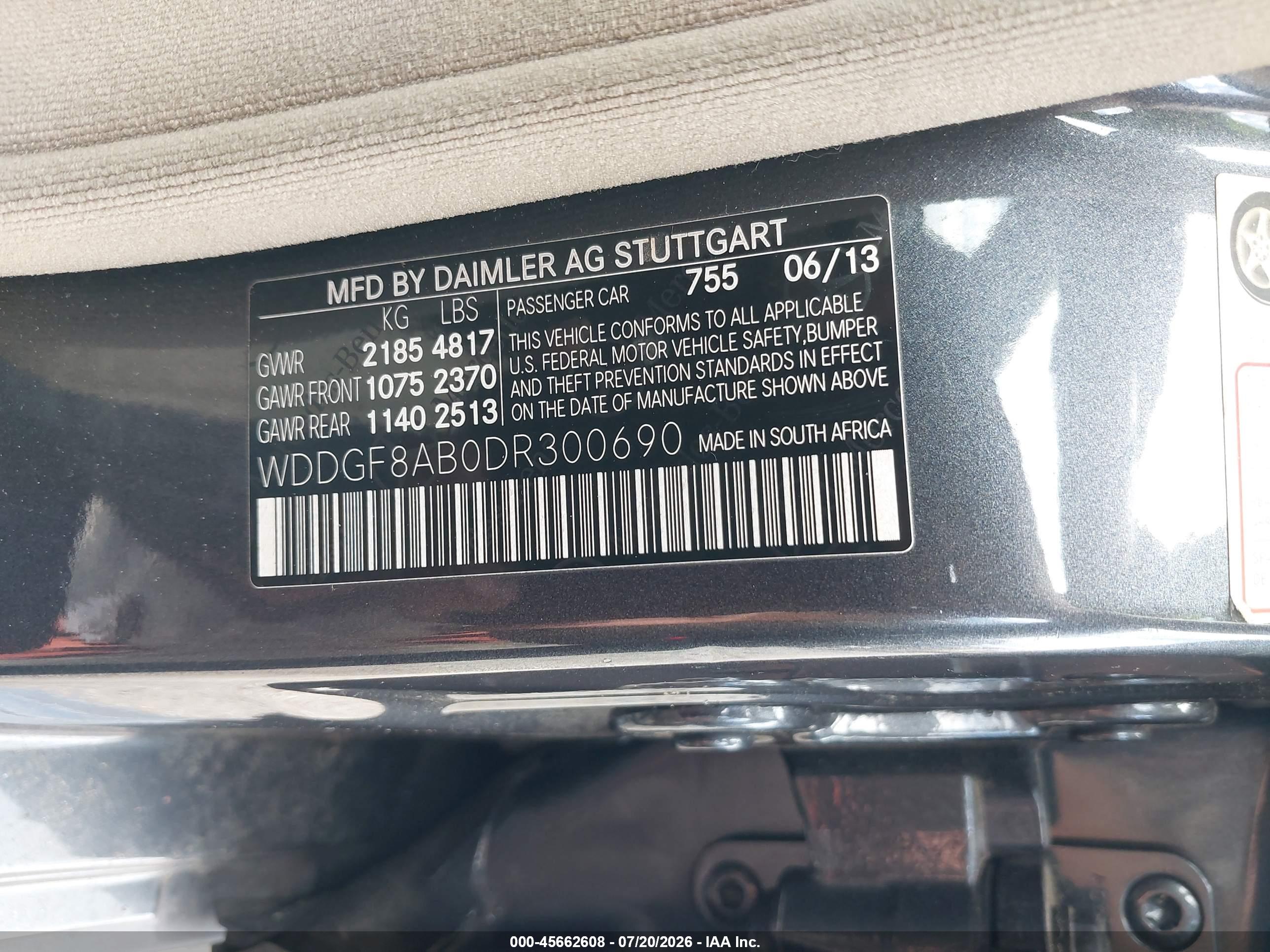 2013 MERCEDES-BENZ C 300 SPORT 4MATIC
