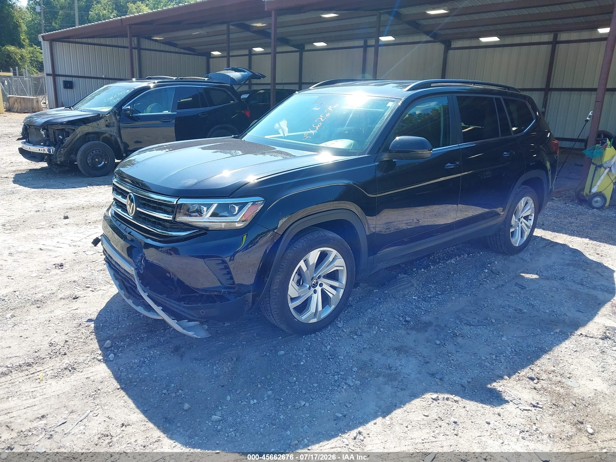 2022 VOLKSWAGEN ATLAS 3.6L V6 SE W/TECHNOLOGY — I2
