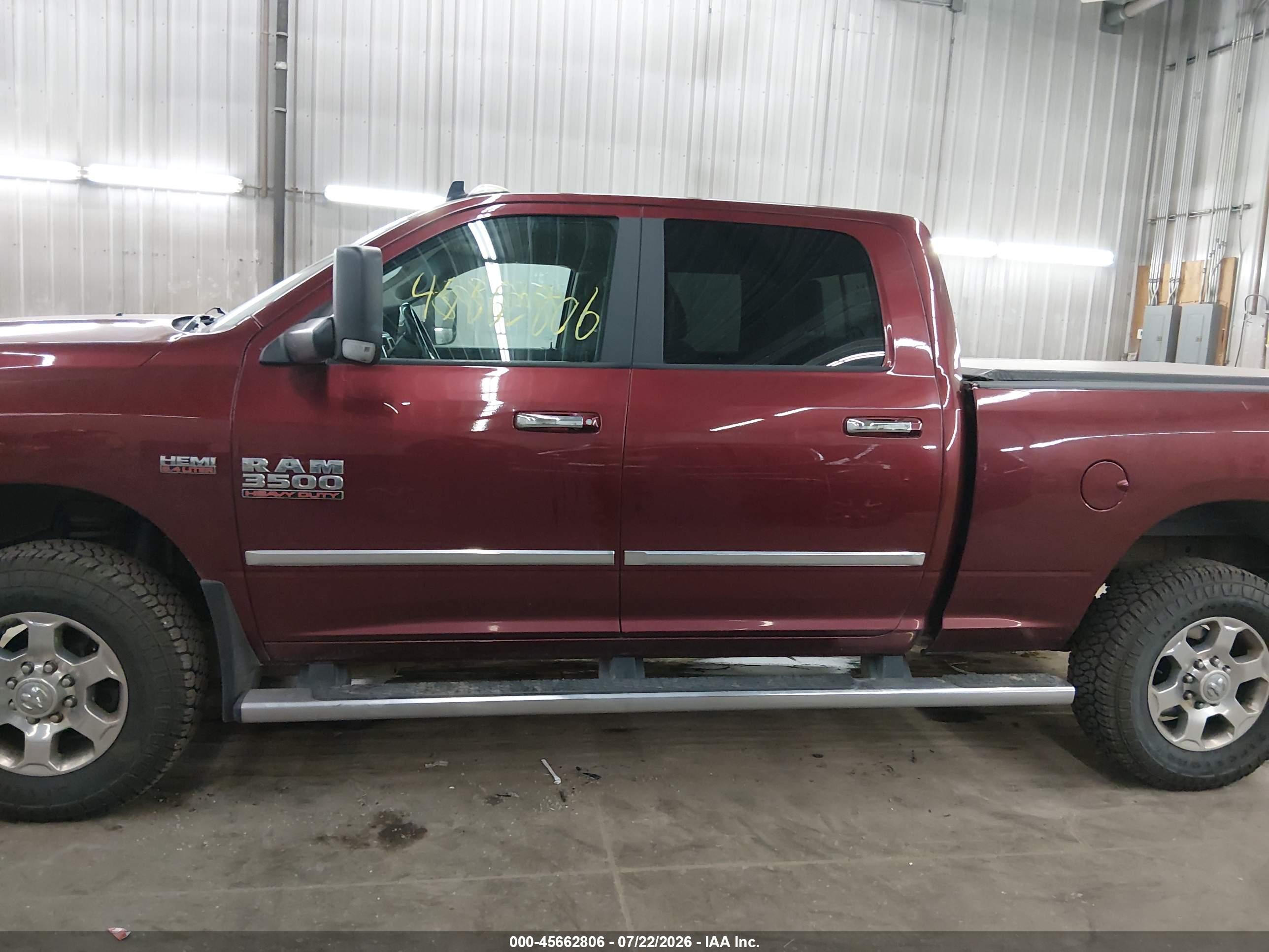 2018 RAM 3500 BIG HORN  4X4 6'4 BOX