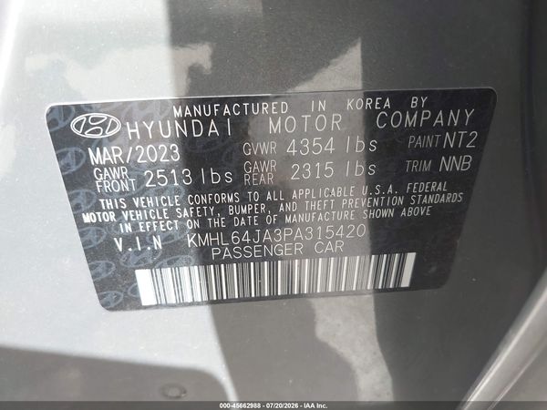 2023 HYUNDAI SONATA SEL