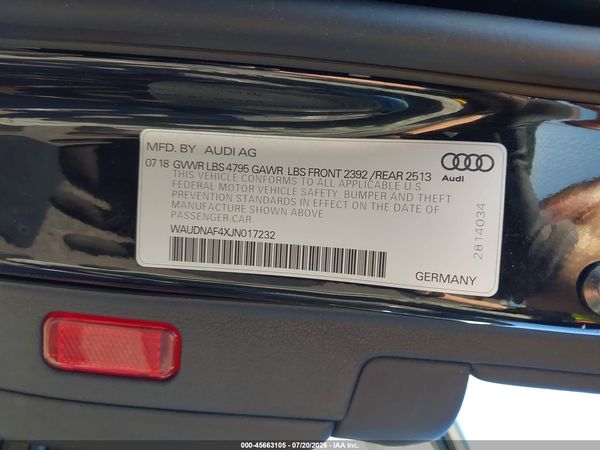 2018 AUDI A4