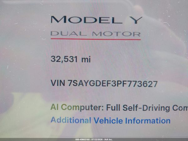 2023 TESLA MODEL Y