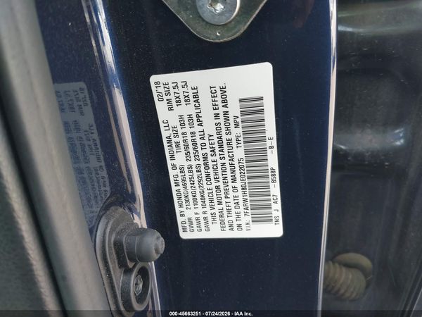 2018 HONDA CR-V EX-L/EX-L NAVI