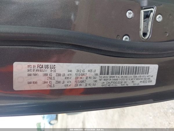 2017 JEEP PATRIOT HIGH ALTITUDE