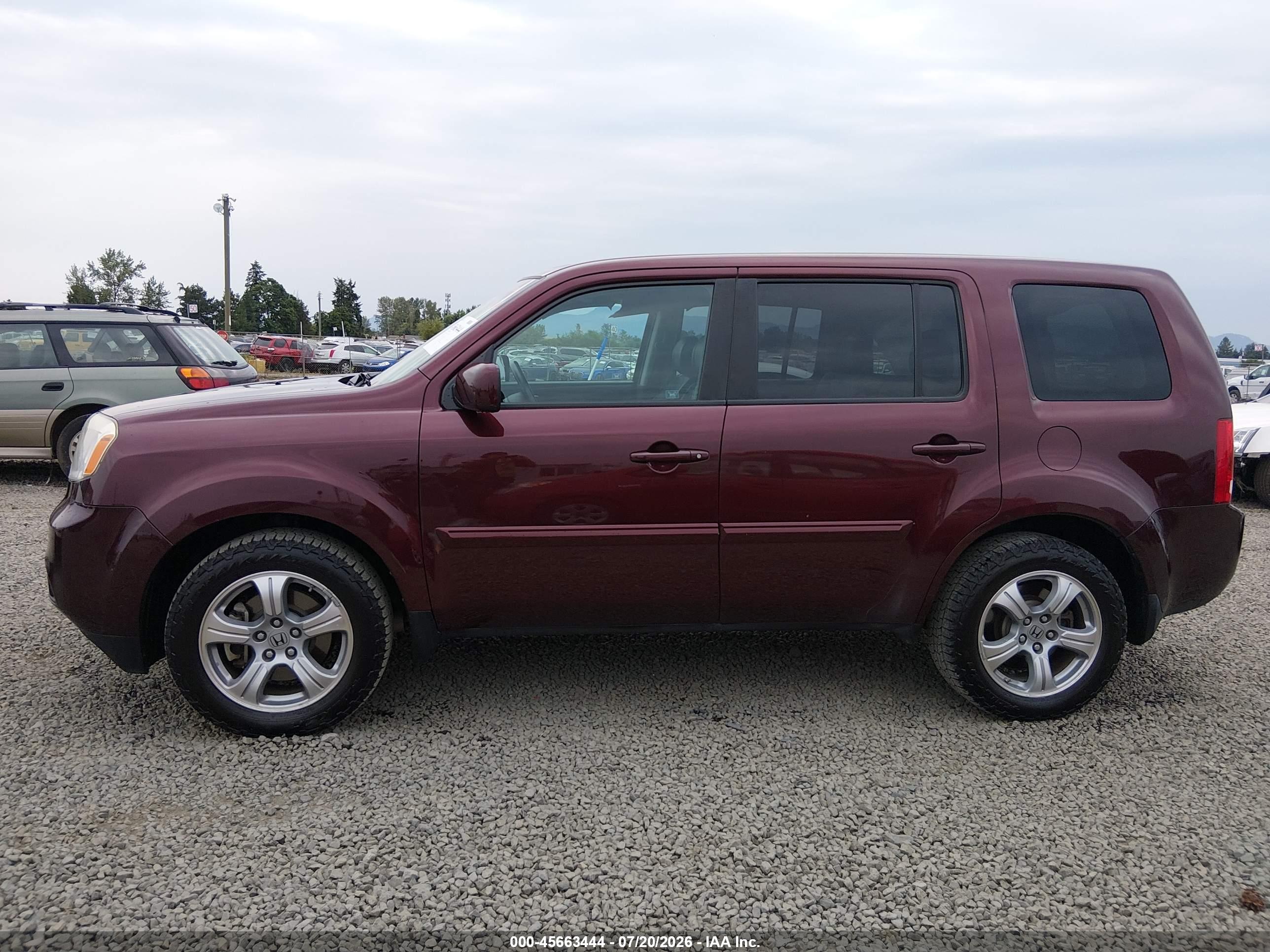 2012 HONDA PILOT EX-L