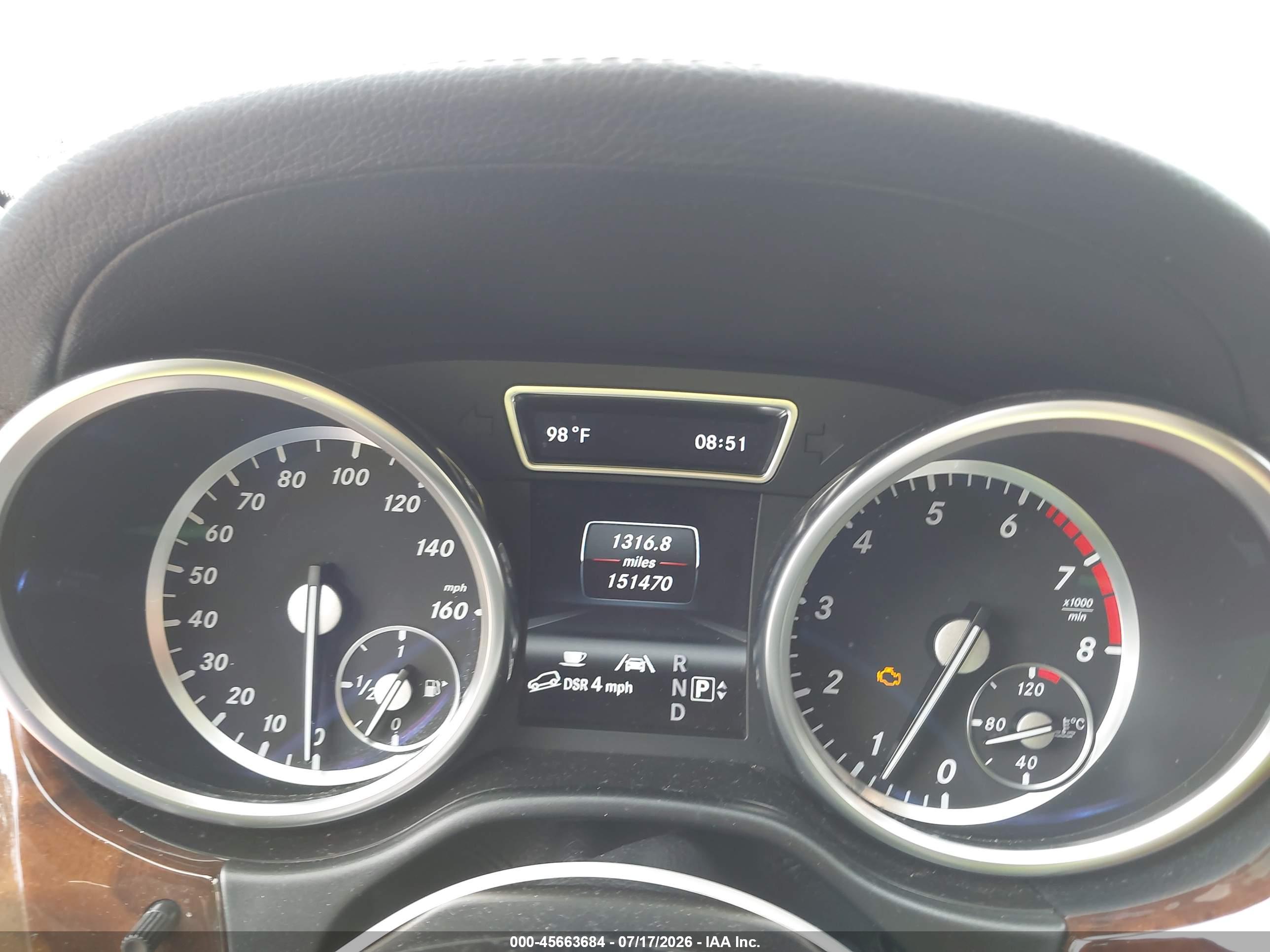 2013 MERCEDES-BENZ GL 450 GL450 4MATIC