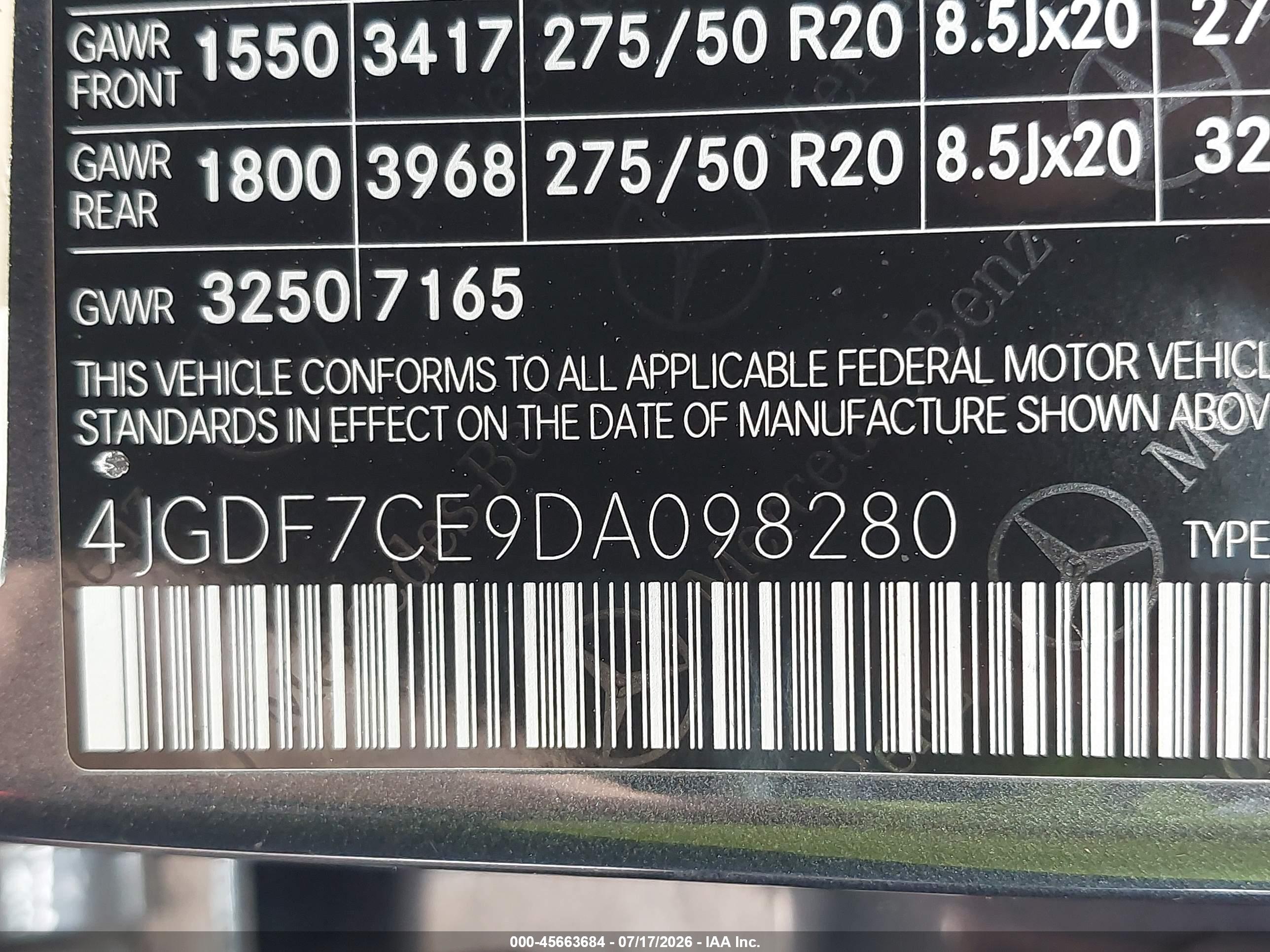 2013 MERCEDES-BENZ GL 450 GL450 4MATIC