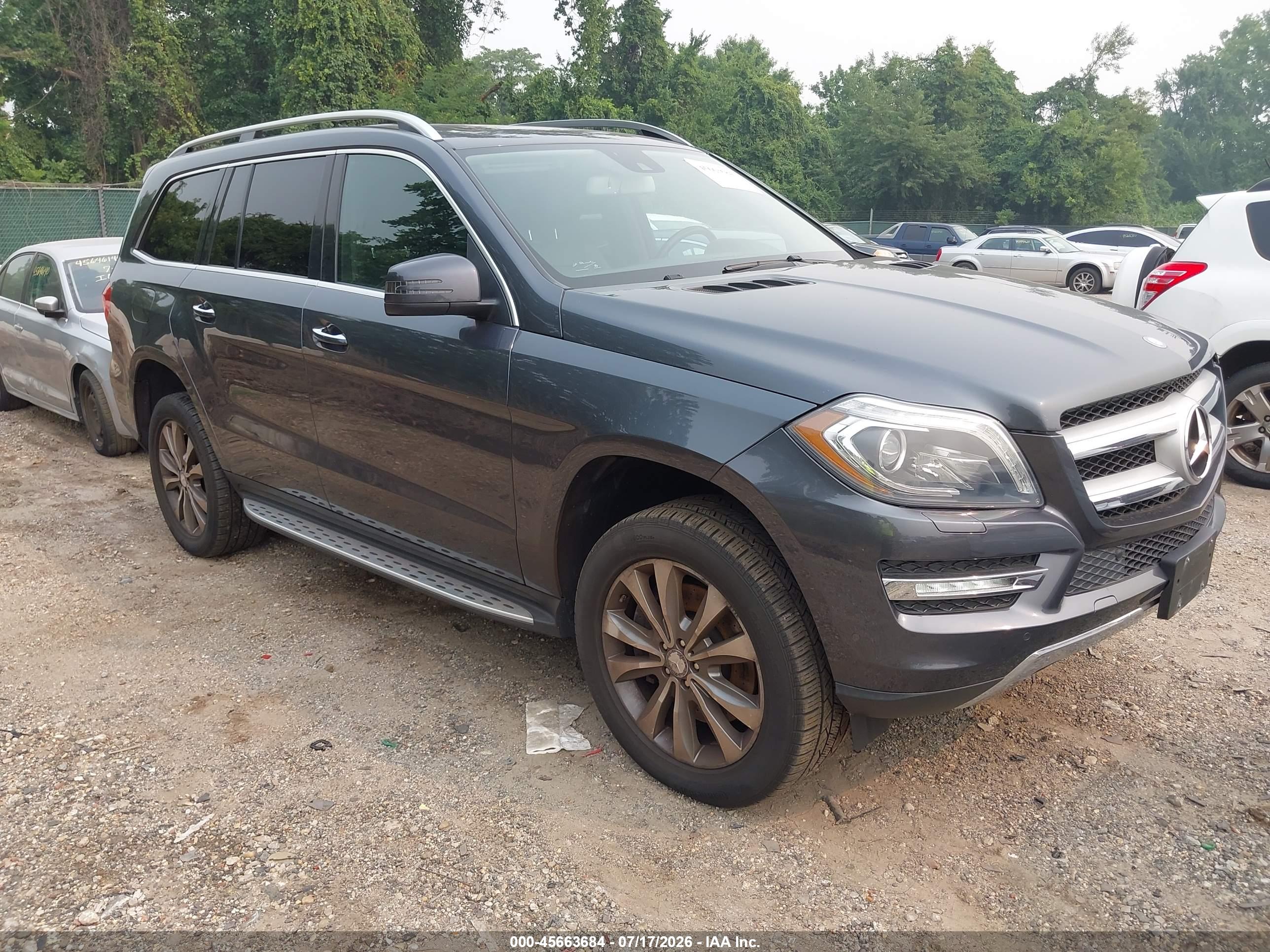 2013 MERCEDES-BENZ GL 450 GL450 4MATIC