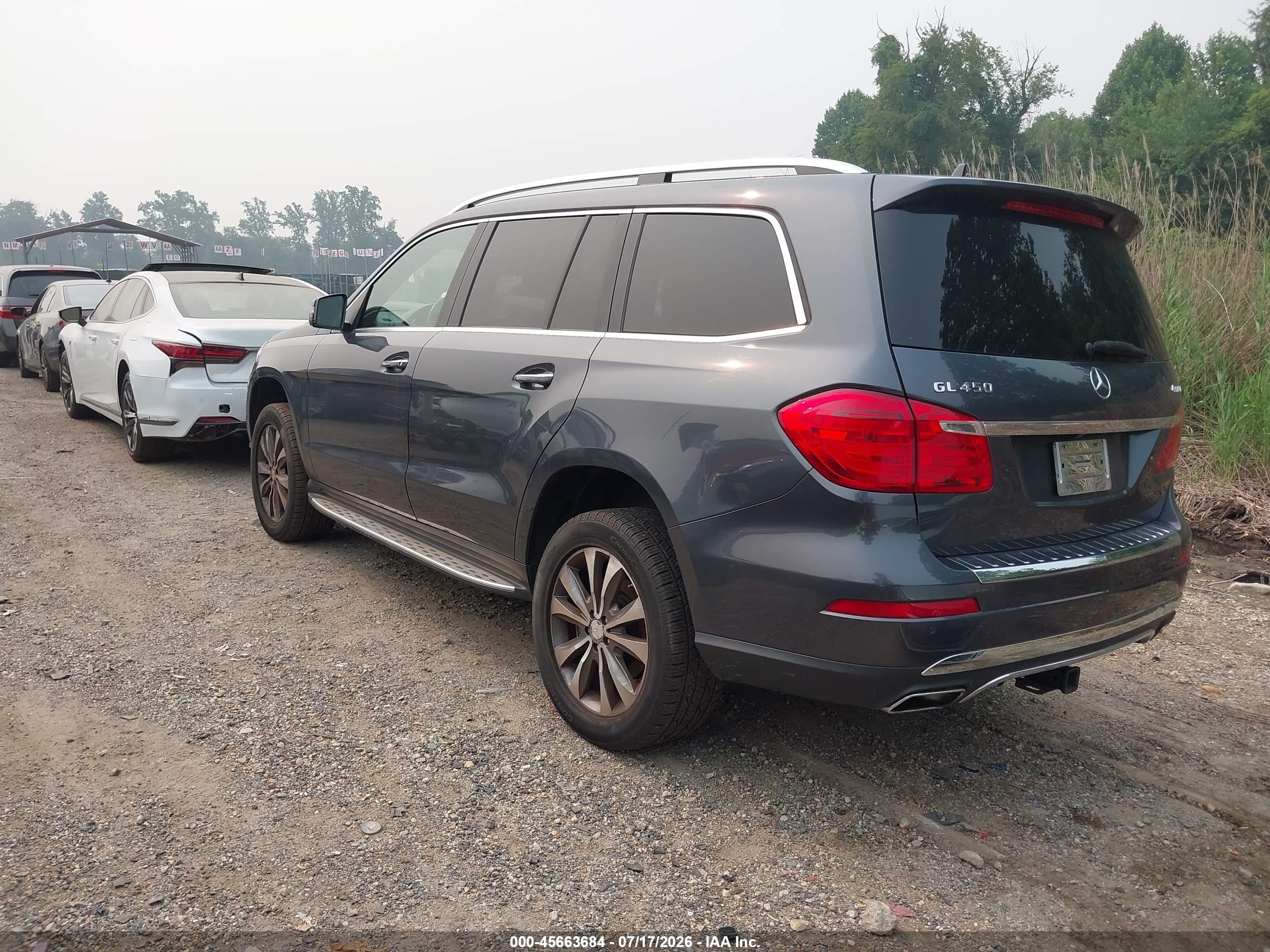 2013 MERCEDES-BENZ GL 450 GL450 4MATIC