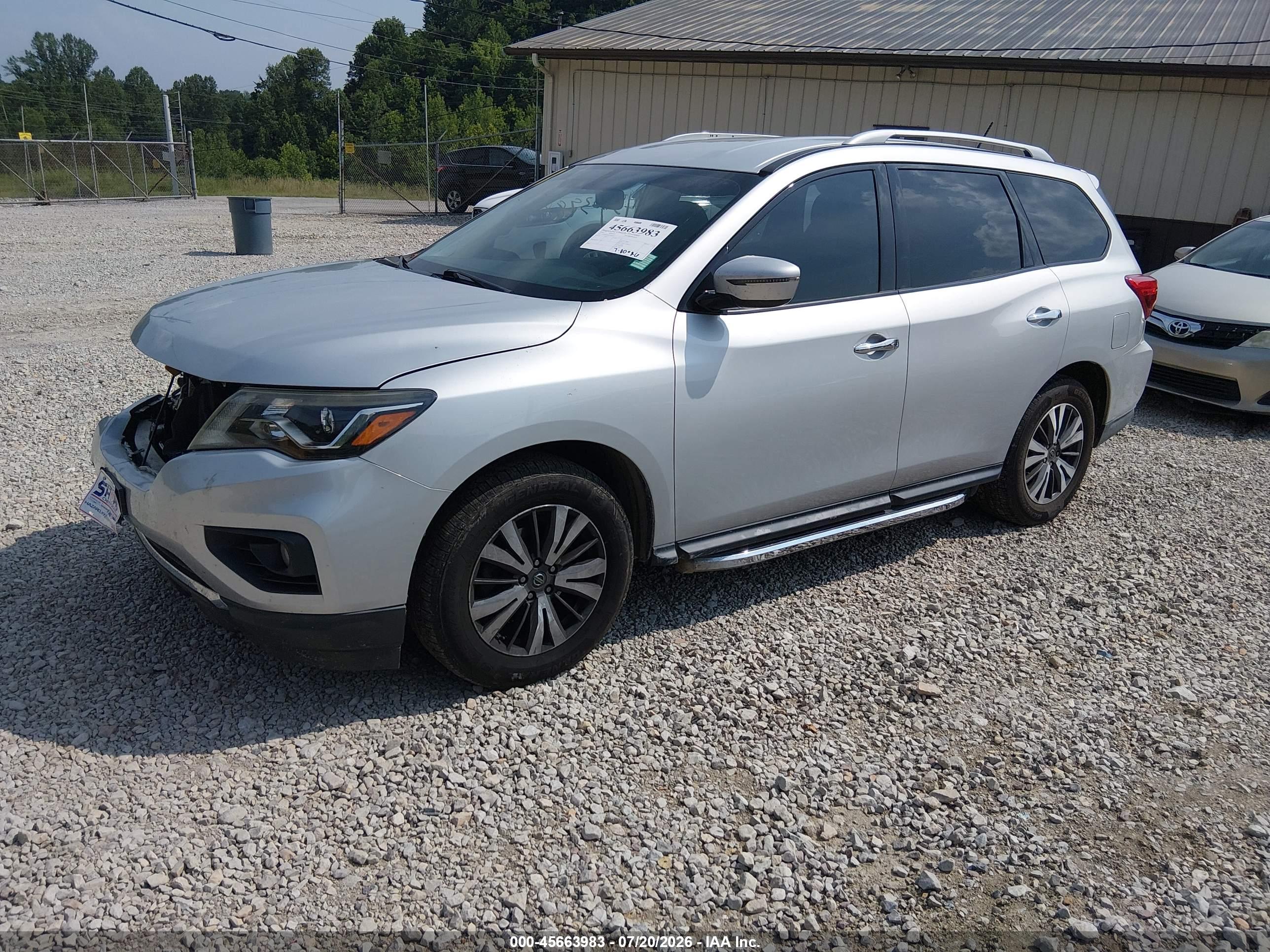 2018 NISSAN PATHFINDER SV — I2