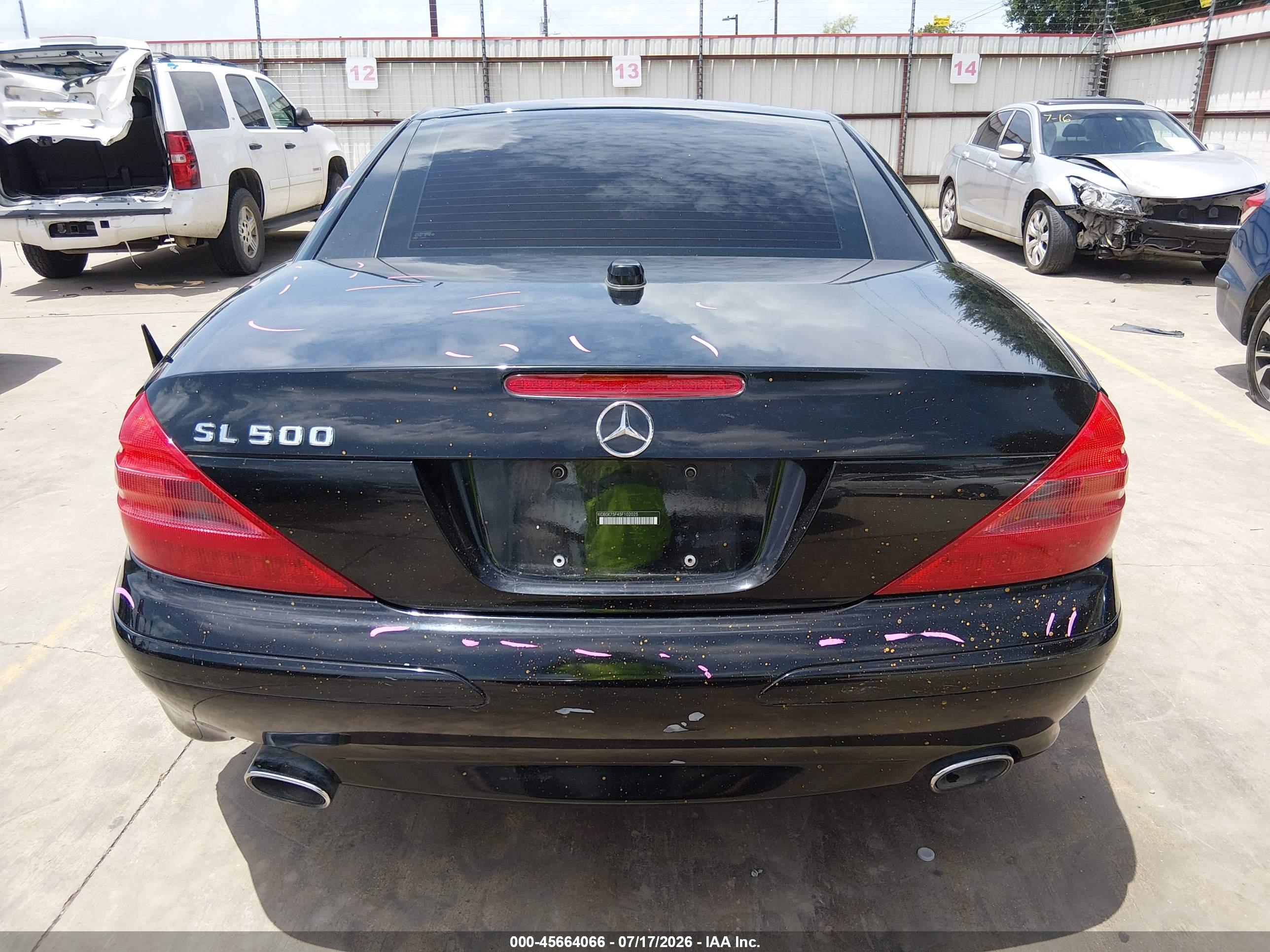 2005 MERCEDES-BENZ SL 500 SL500