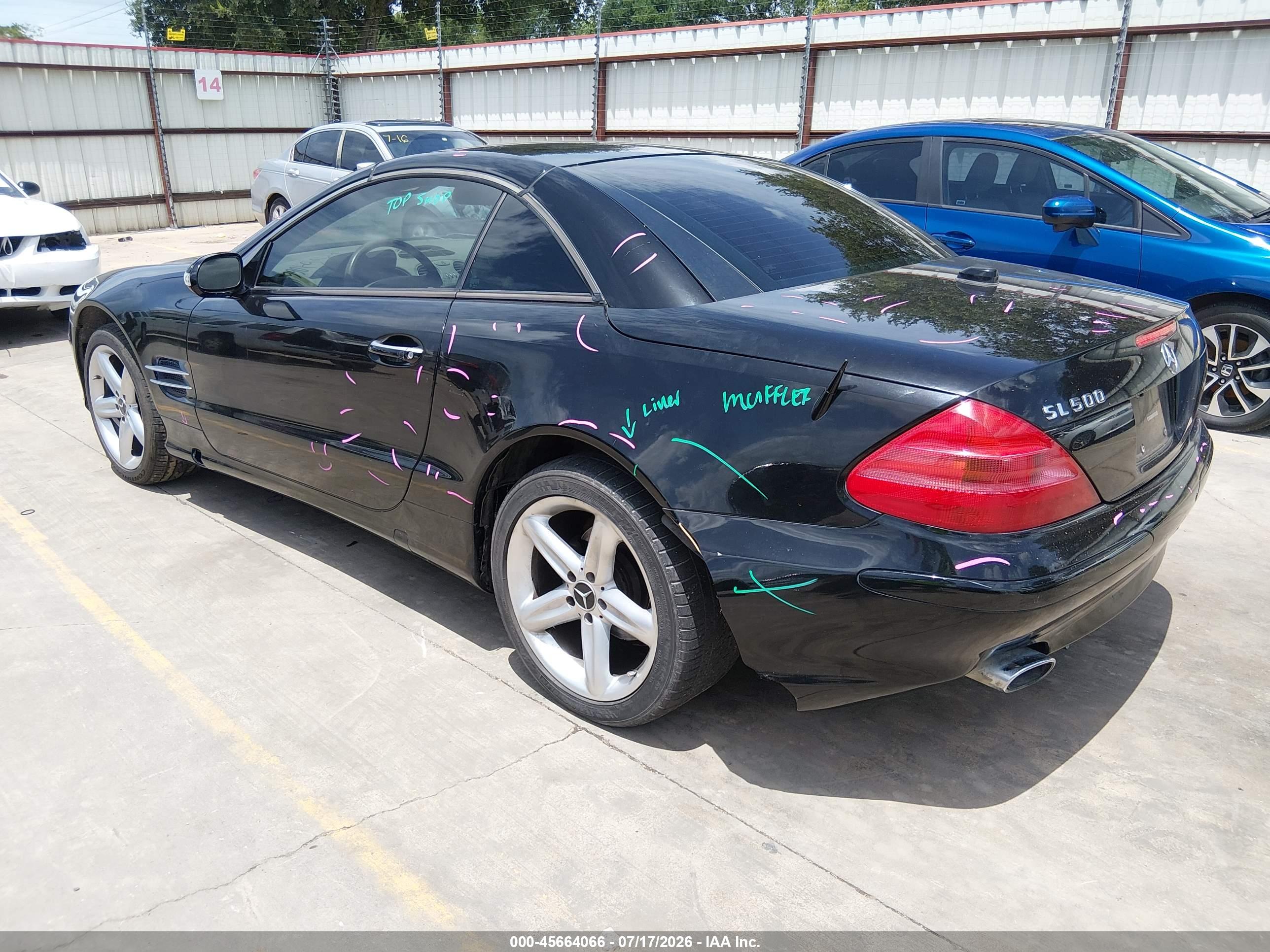 2005 MERCEDES-BENZ SL 500 SL500