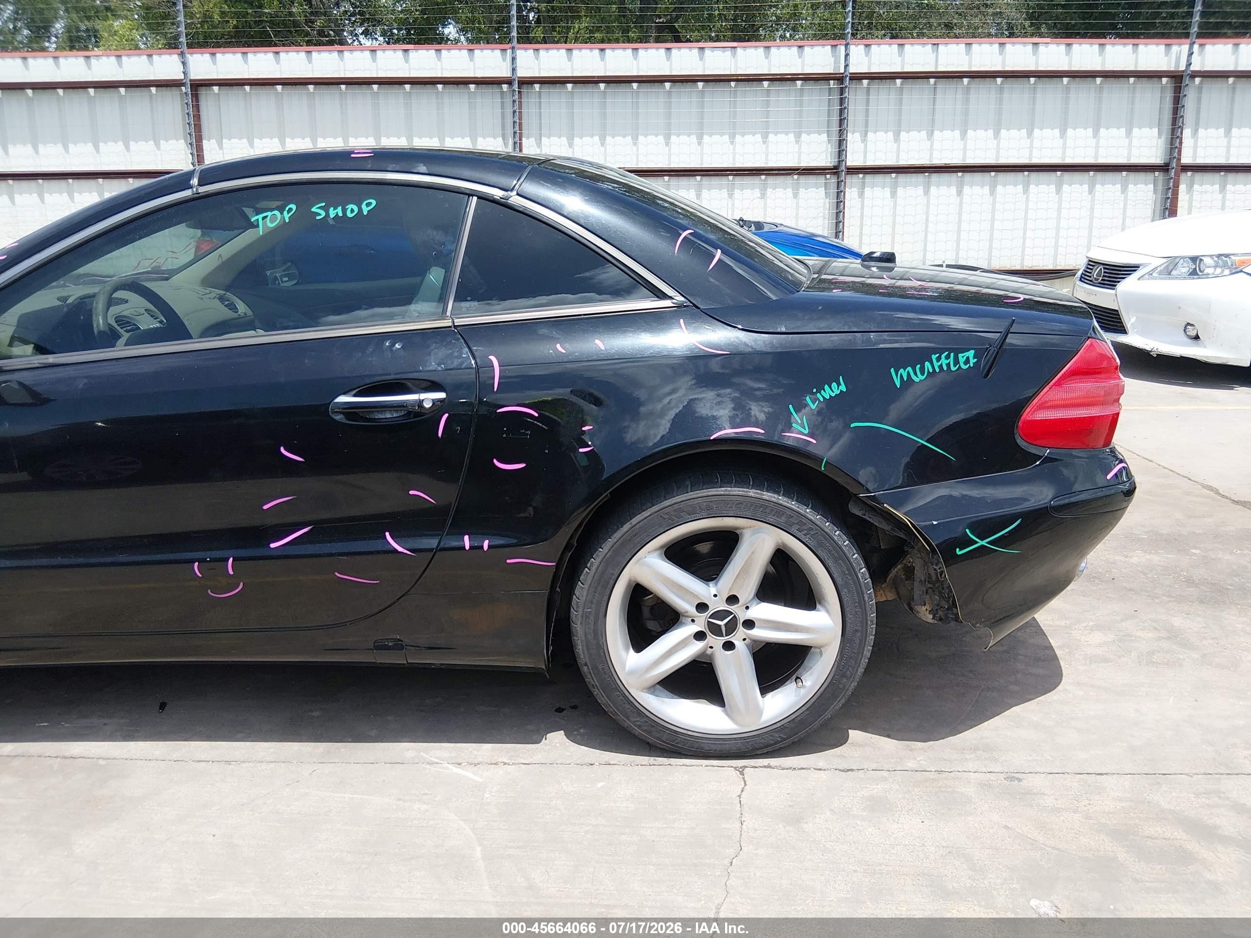 2005 MERCEDES-BENZ SL 500 SL500