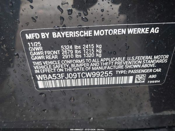 2026 BMW 530I XDRIVE