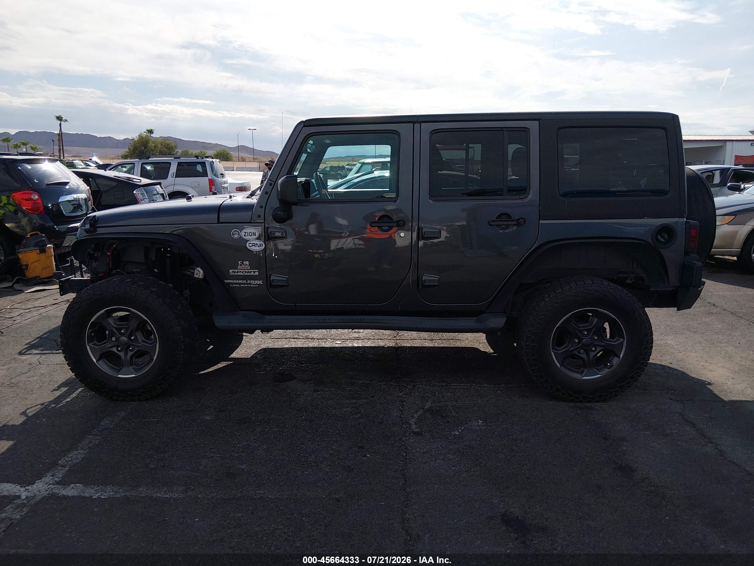 2018 JEEP WRANGLER JK UNLIMITED SPORT S 4X4