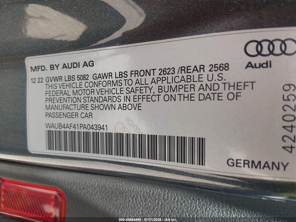 2023 AUDI S4