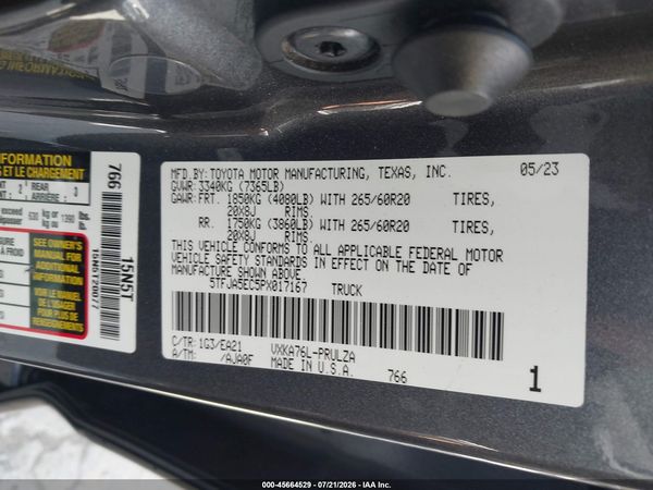 2023 TOYOTA TUNDRA LIMITED