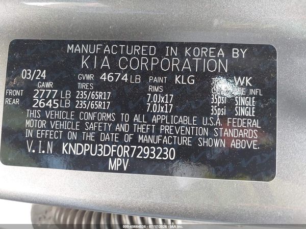 2024 KIA SPORTAGE LX