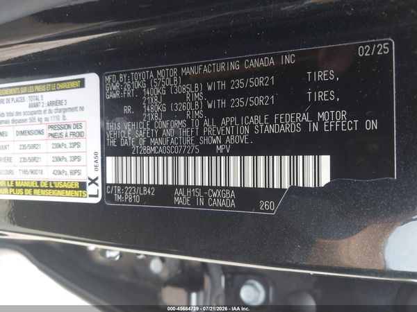 2025 LEXUS RX 350H PREMIUM PLUS