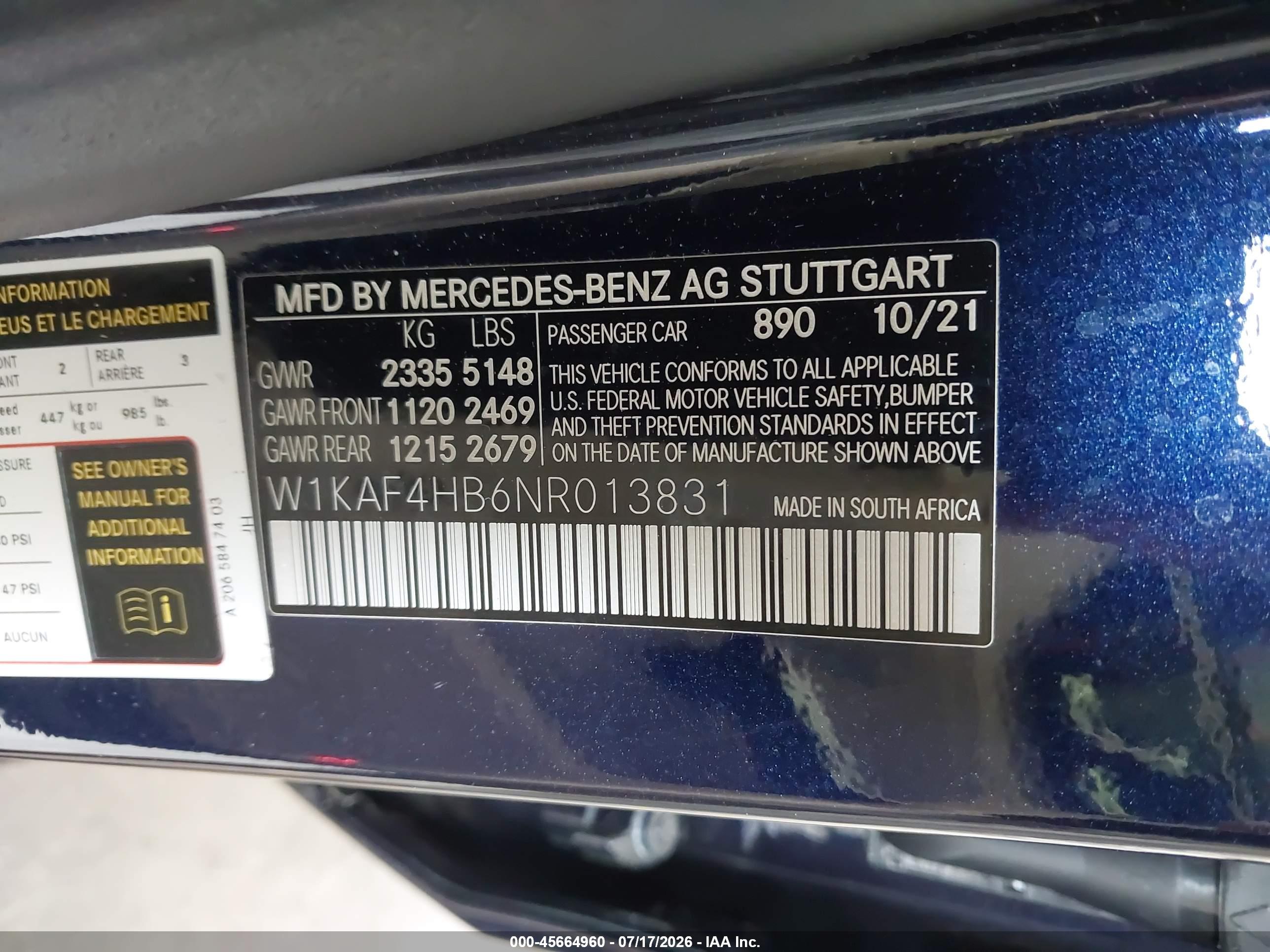 2022 MERCEDES-BENZ C 300 4MATIC