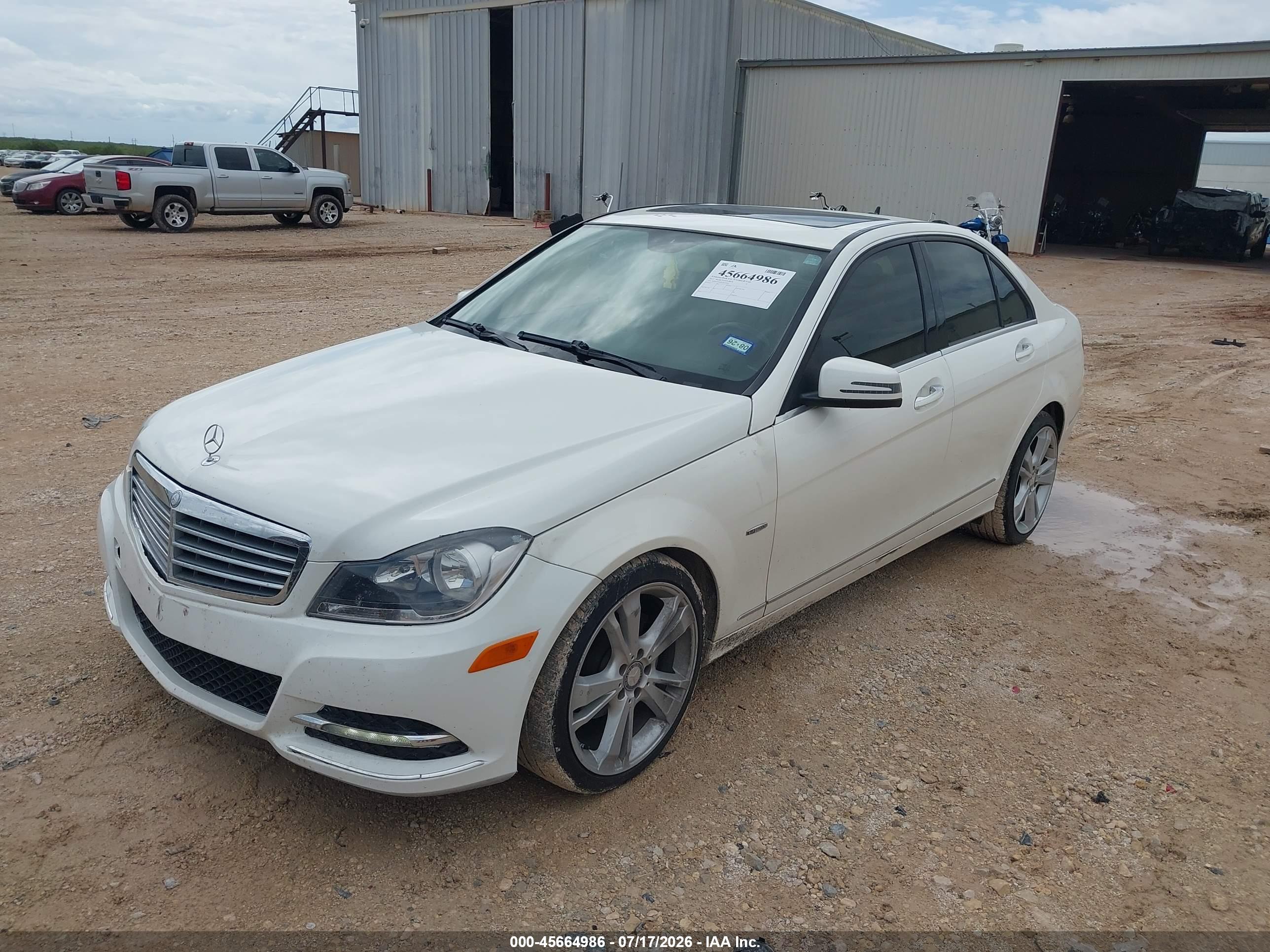 2012 MERCEDES-BENZ C 250 LUXURY