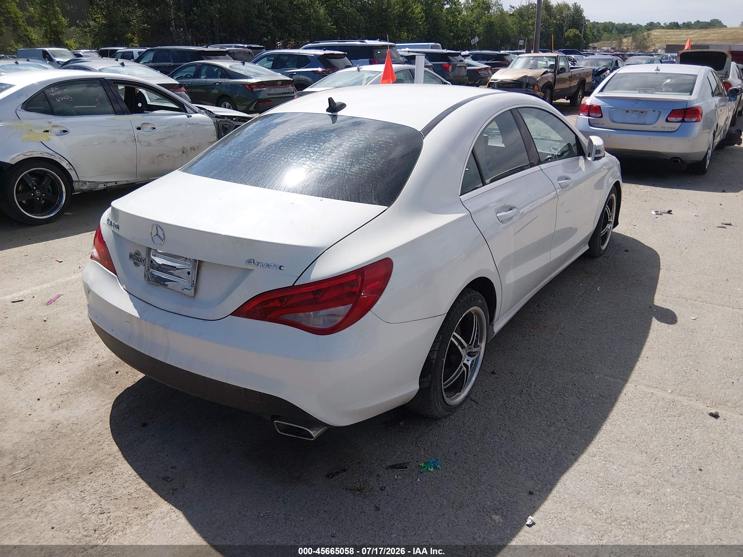 2015 MERCEDES-BENZ CLA 250 4MATIC