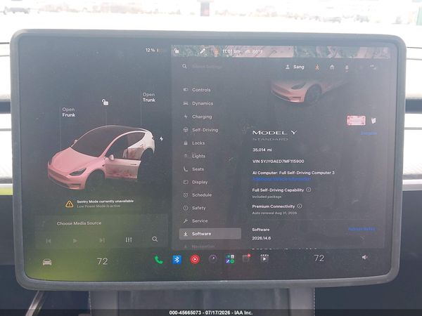 2021 TESLA MODEL Y