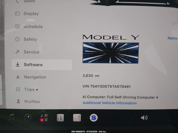 2026 TESLA MODEL Y
