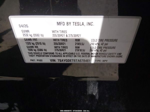 2026 TESLA MODEL Y