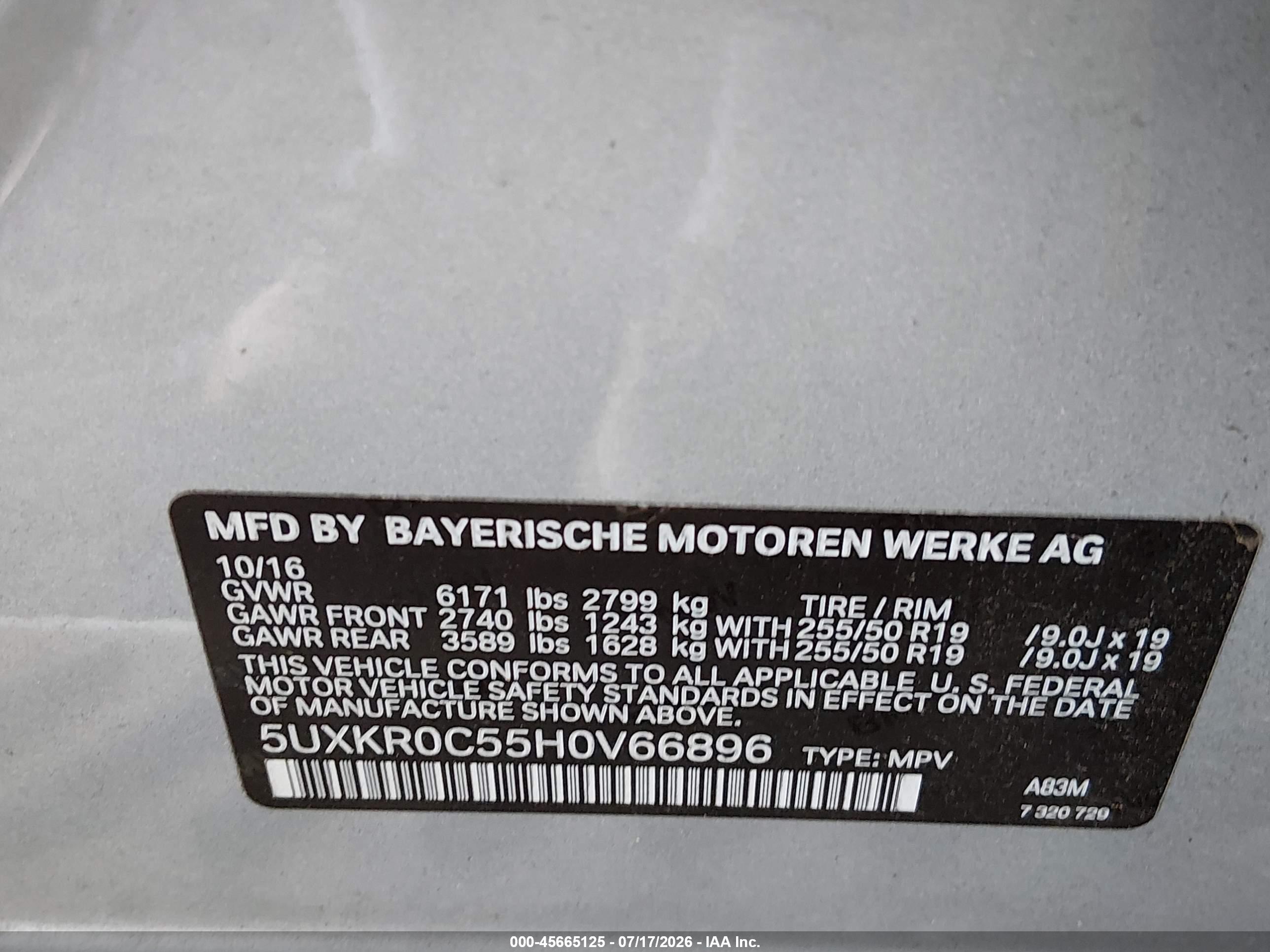 2017 BMW X5 XDRIVE35I