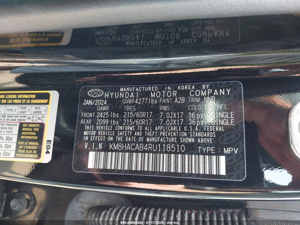 2024 HYUNDAI KONA SE