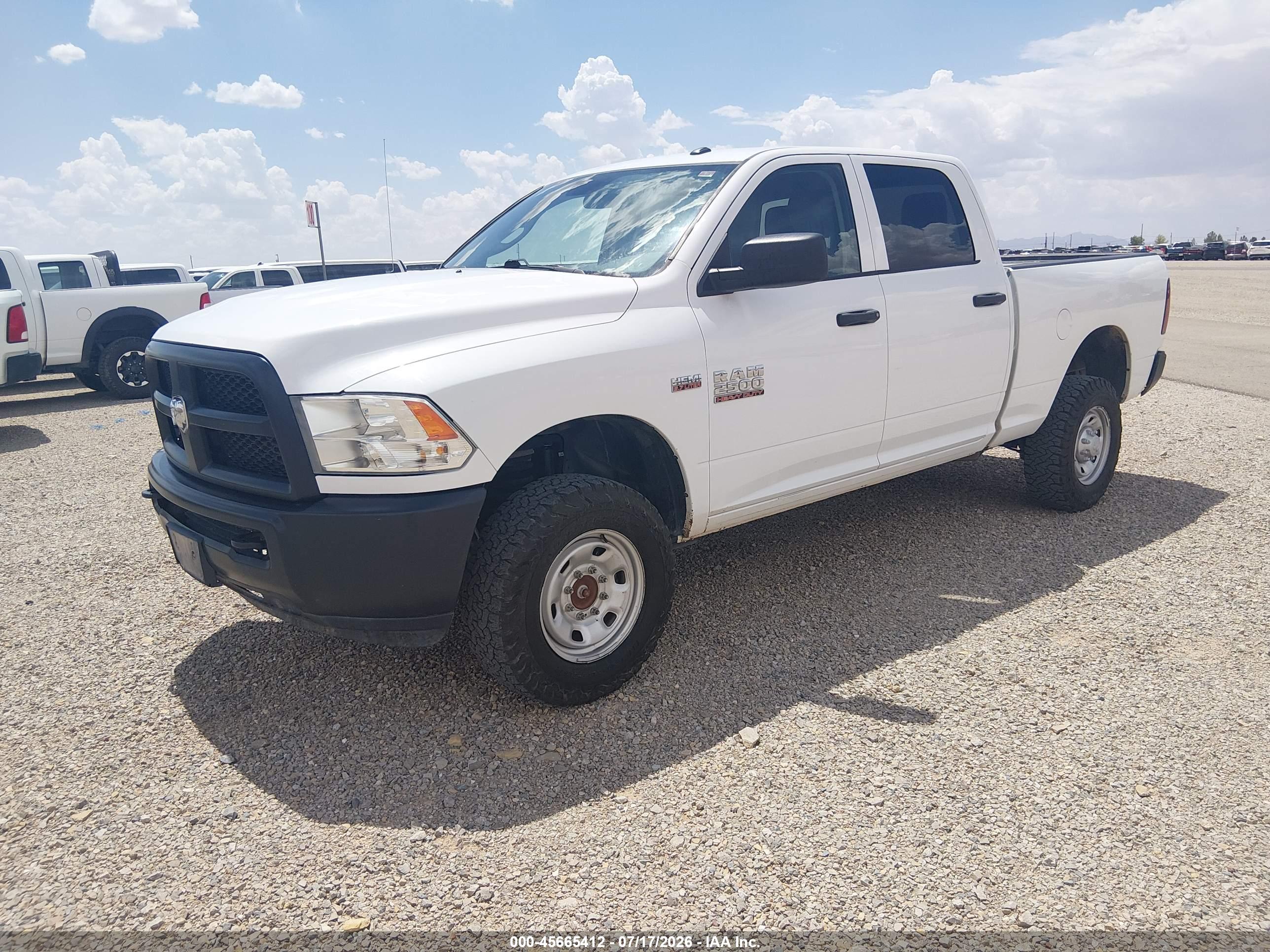 2018 RAM 2500 TRADESMAN  4X4 6'4 BOX — I2