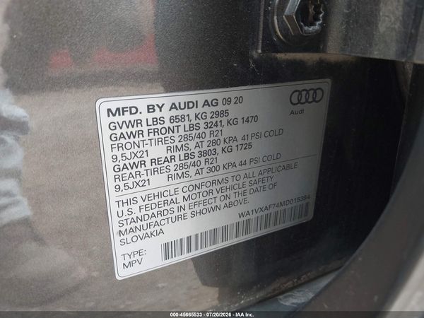 2021 AUDI Q7
