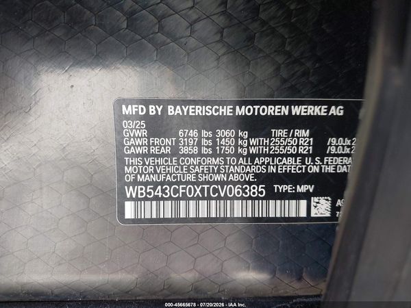 2026 BMW IX XDRIVE45