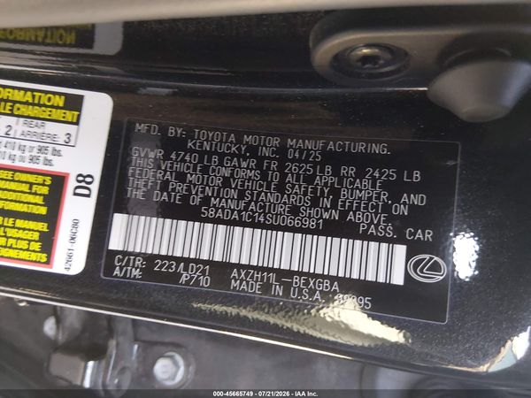 2025 LEXUS ES 300H 300h Premium
