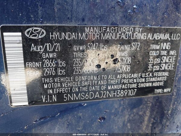 2022 HYUNDAI SANTA FE XRT