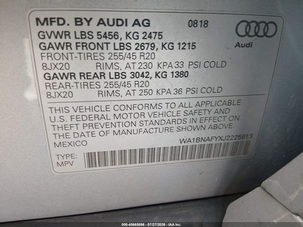 2018 AUDI Q5