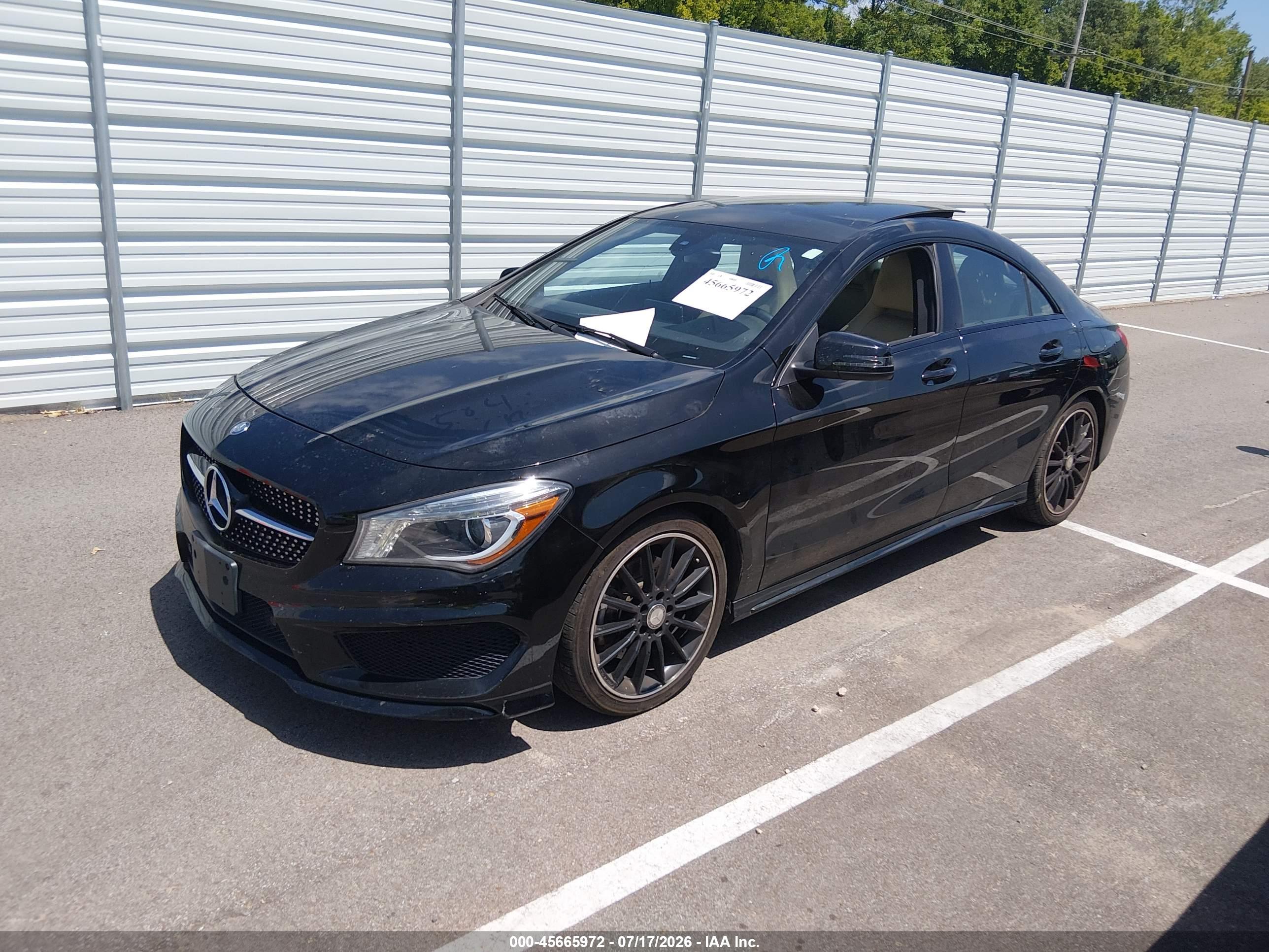 2016 MERCEDES-BENZ CLA 250 4MATIC