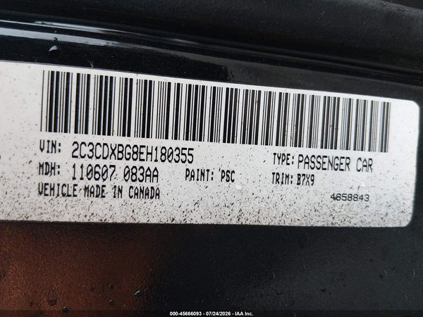 2014 DODGE CHARGER SE