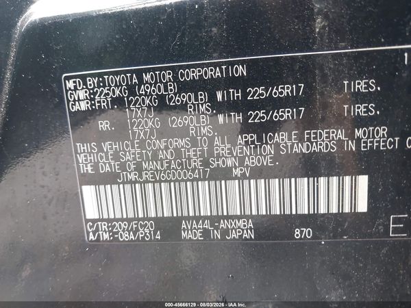 2016 TOYOTA RAV4 HYBRID XLE