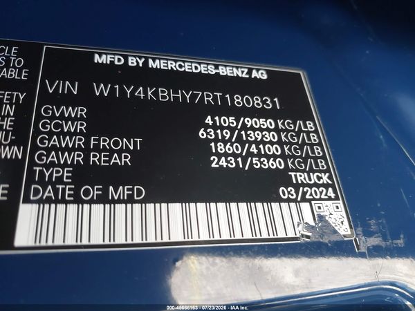 2024 MERCEDES-BENZ SPRINTER 2500