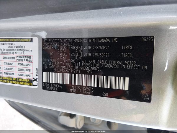 2025 LEXUS RX 350 PREMIUM