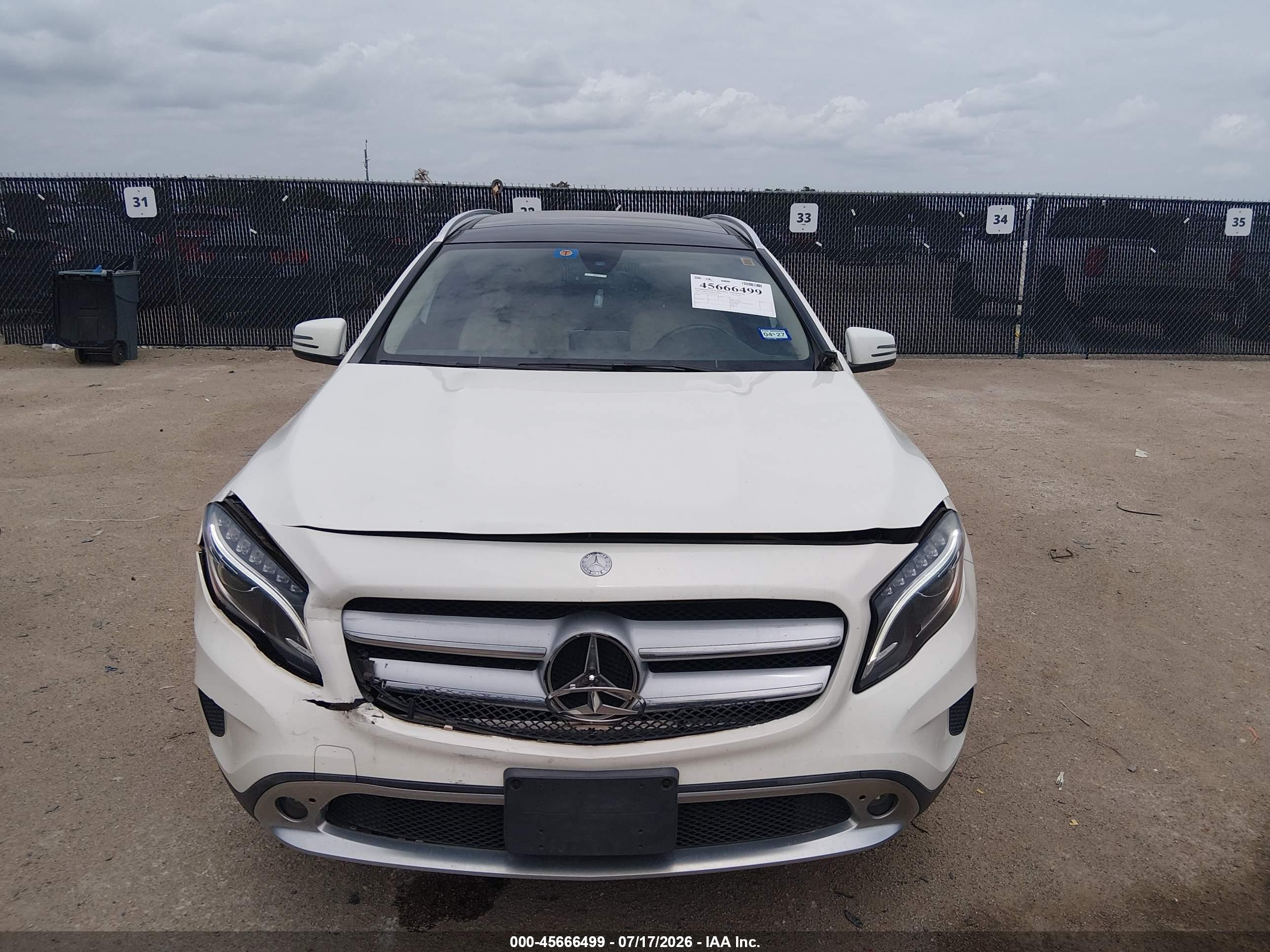 2016 MERCEDES-BENZ GLA 250 GLA250