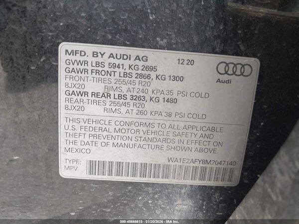 2021 AUDI Q5