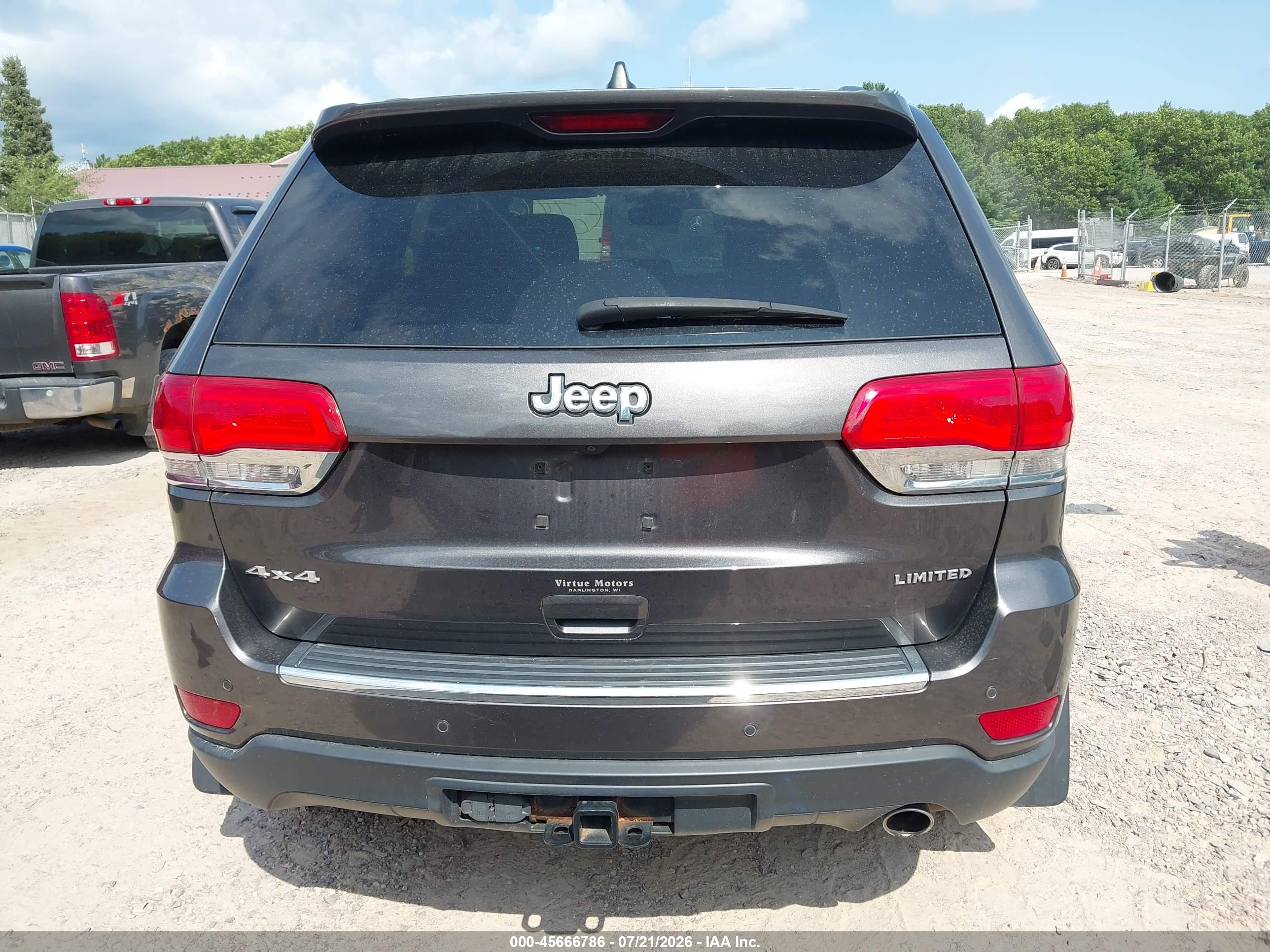 2019 JEEP GRAND CHEROKEE LIMITED 4X4
